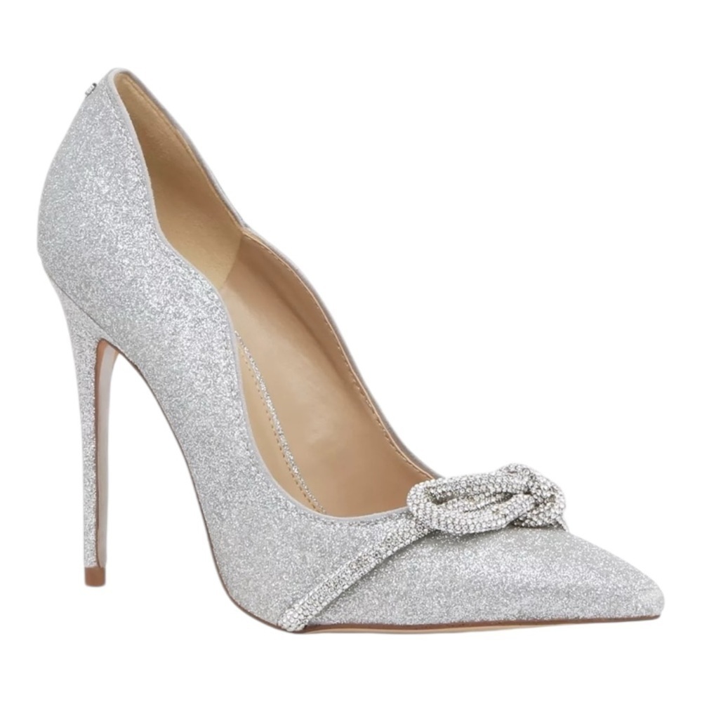 Sam Edelman Deela Pump in Silver Glitter